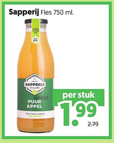 Sapperij Fles 750 ml.