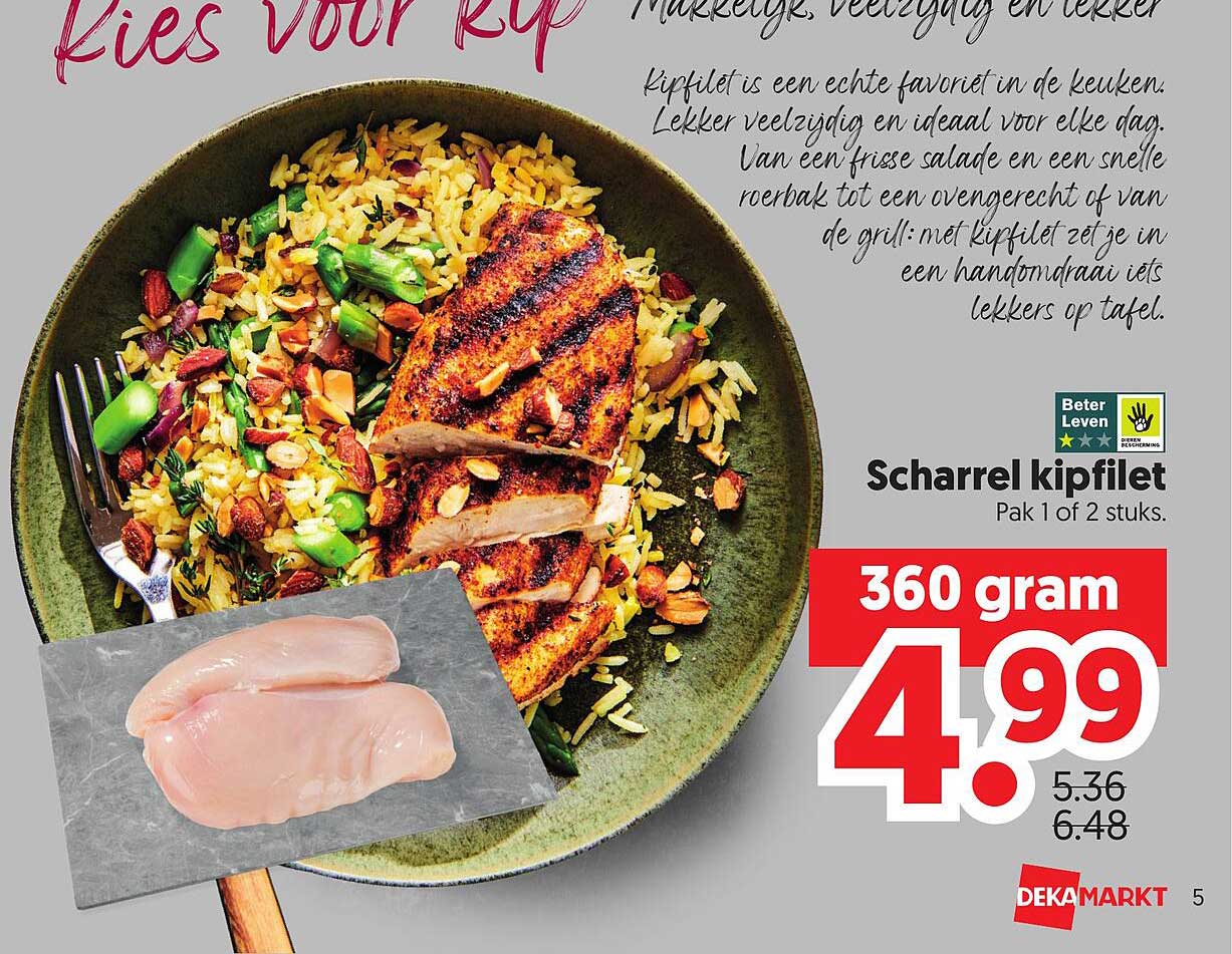 Scharrel kipfilet