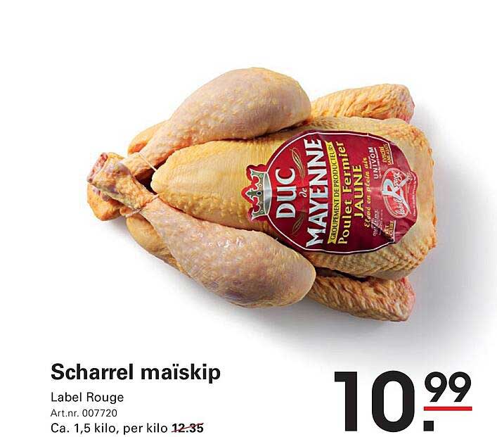 Scharrel maïskip
