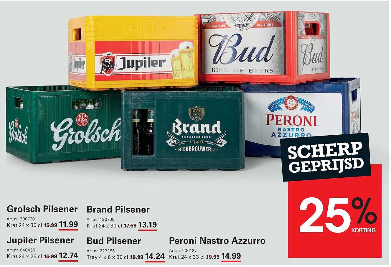 SCHERP GEPRIJSD 25% KORTING
