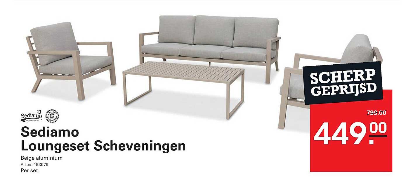 Sediamo Loungeset Scheveningen