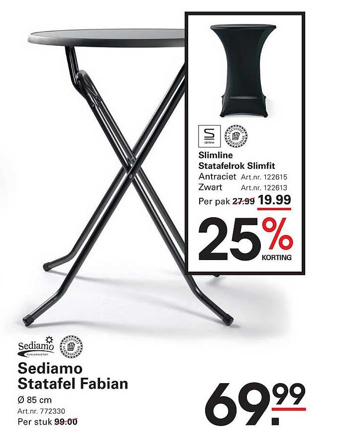 Sediamo Statafel Fabian