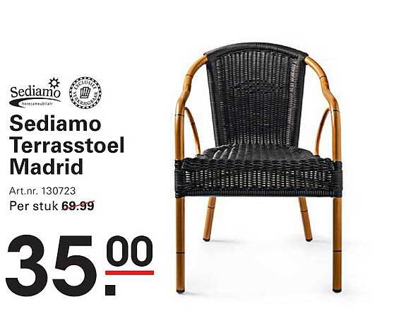 Sediamo Terrasstoel Madrid