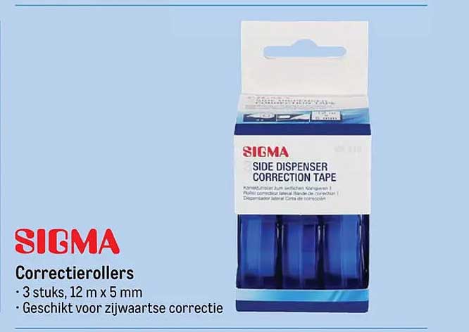 SIGMA Correctierollers