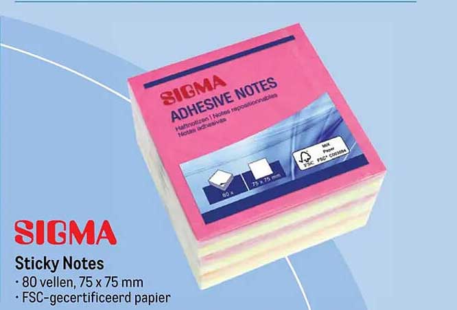 SIGMA Sticky Notes