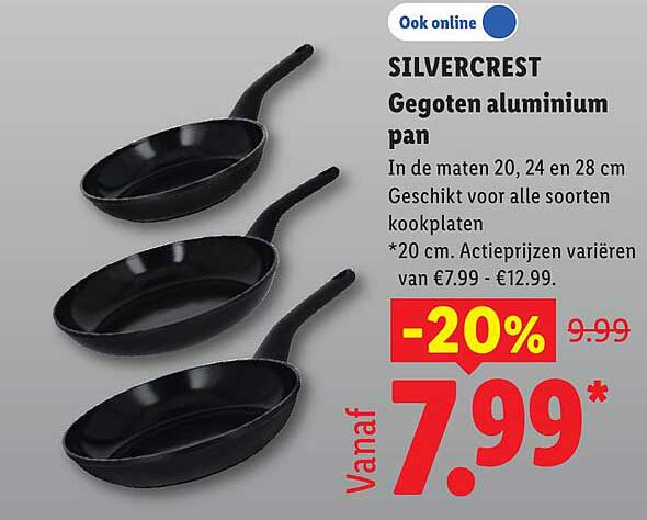 SILVERCREST Gegoten aluminium pan