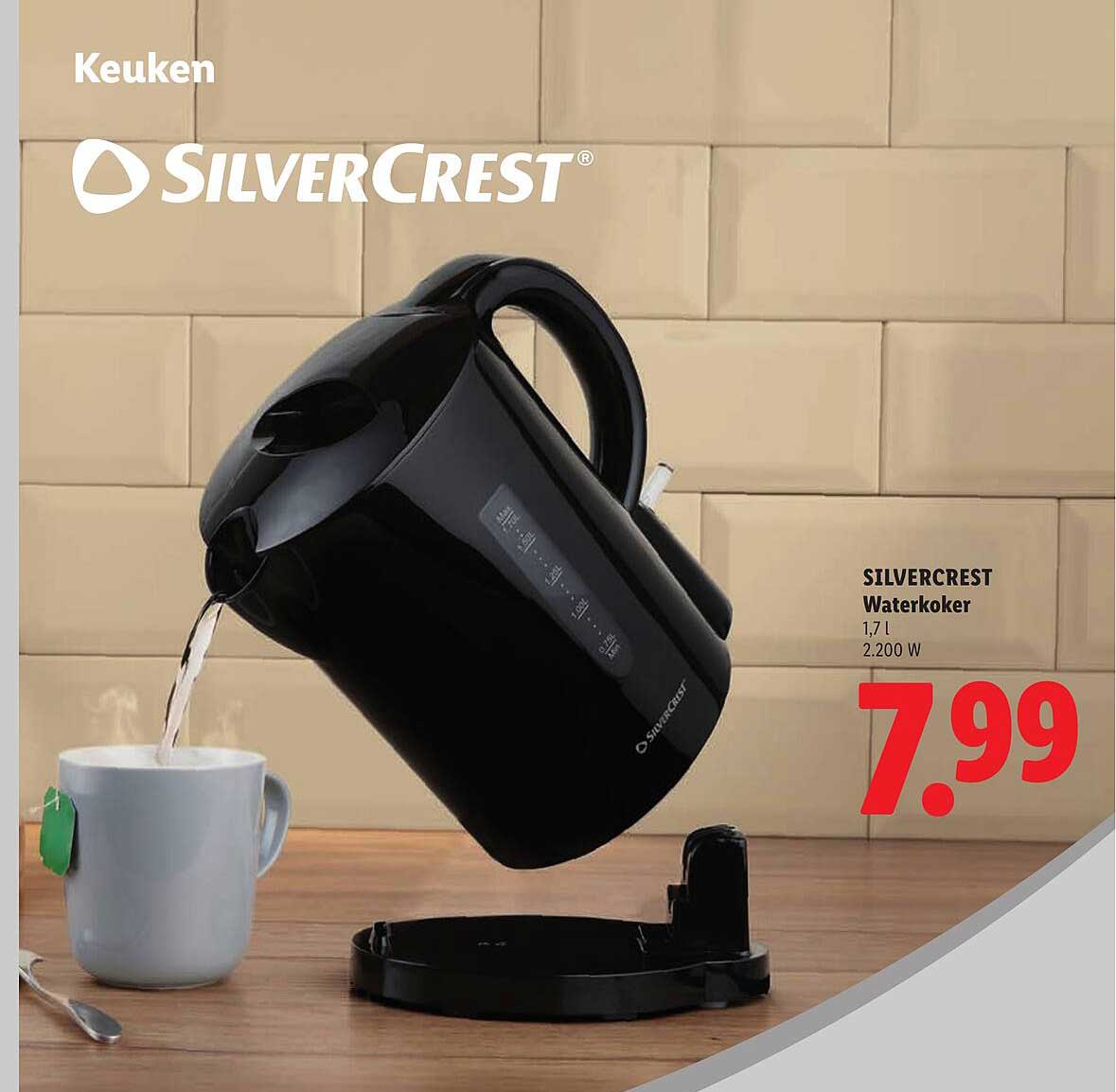 SILVERCREST Waterkoker 1,7 l 2.200 W