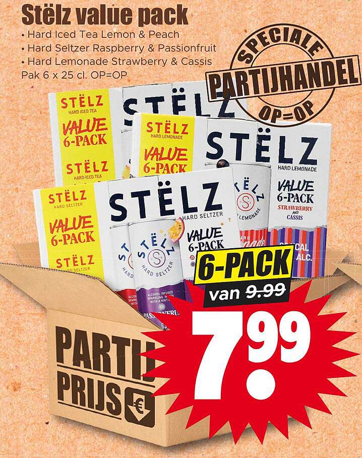 Stëlz value pack 6-pack