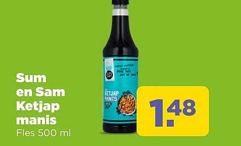 Sum en Sam Ketjap manis Fles 500 ml
