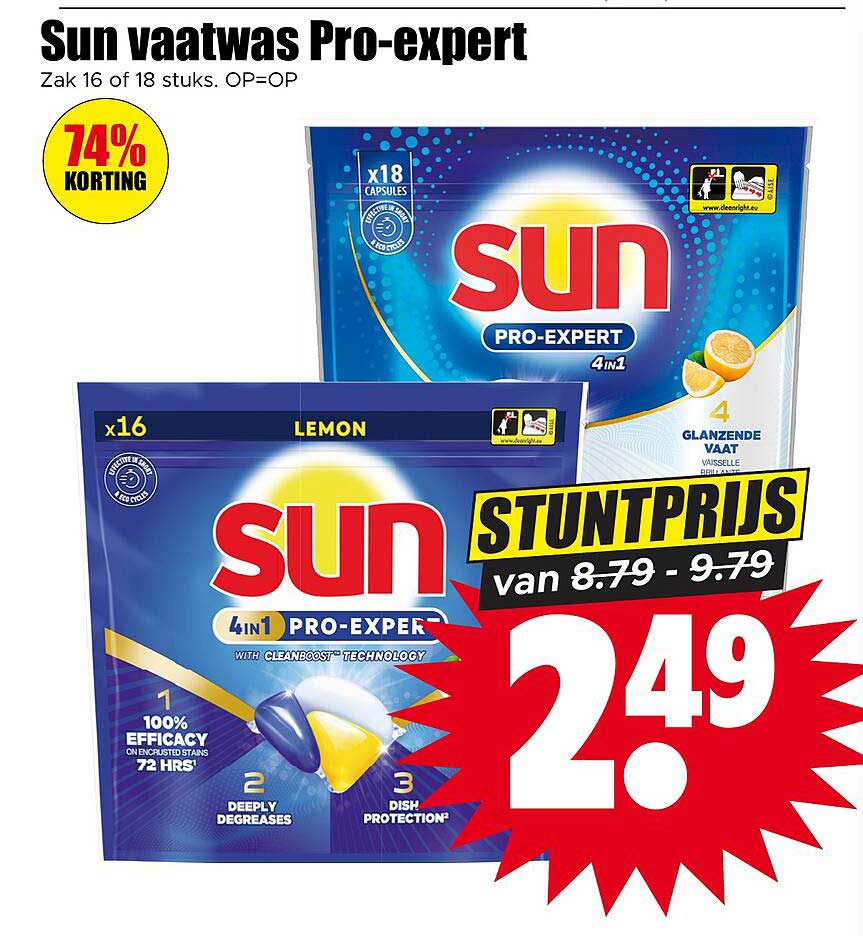Sun vaatwas Pro-expert