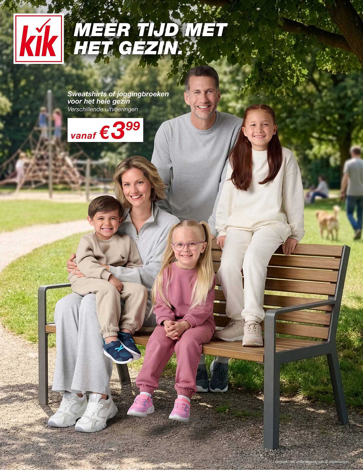 Sweatshirts of joggingbroeken voor het hele gezin