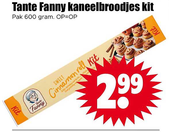 Tante Fanny kaneelbroodjes kit