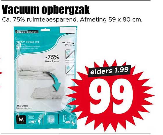 Vacuum opbergzak