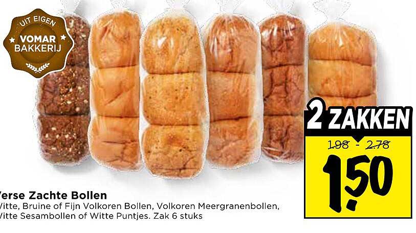 Verse Zachte Bollen 2 zakken