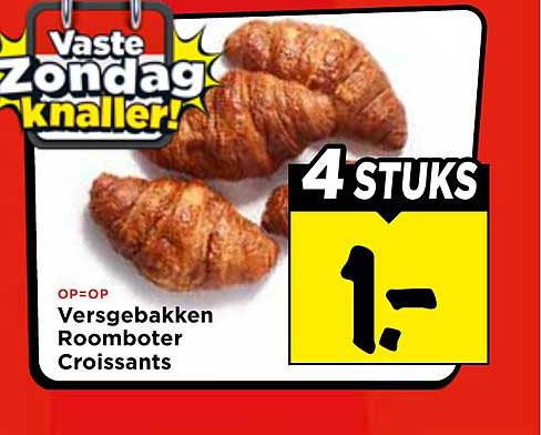 Versgebakken Roomboter Croissants