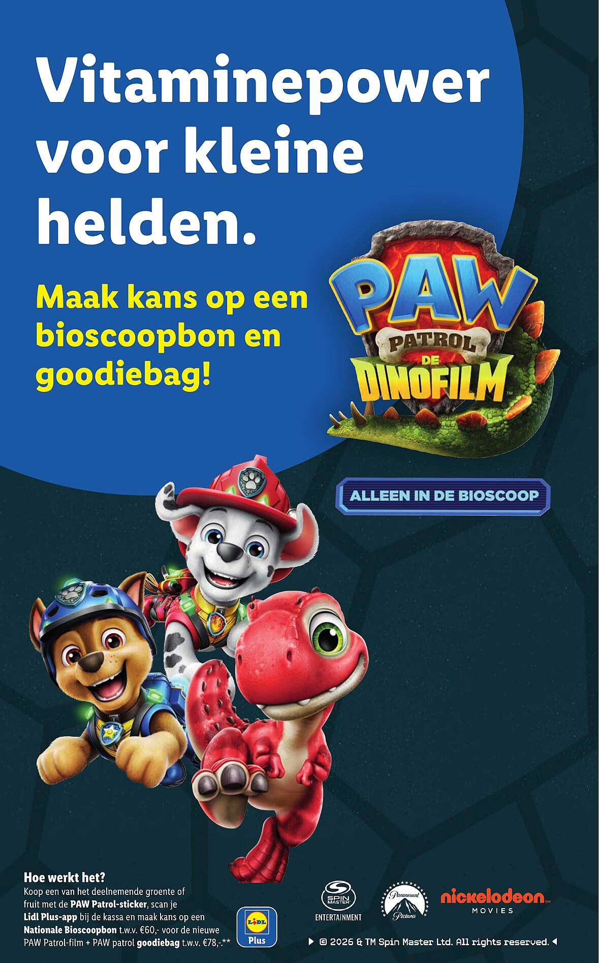 Vitaminepower voor kleine helden.