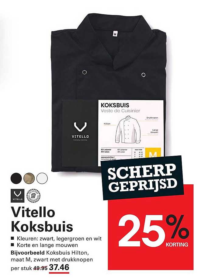 Vitello Koksbuis 25% korting