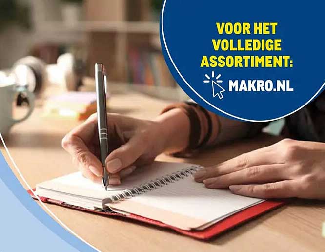 VOOR HET VOLLEDIGE ASSORTIMENT: MAKRO.NL