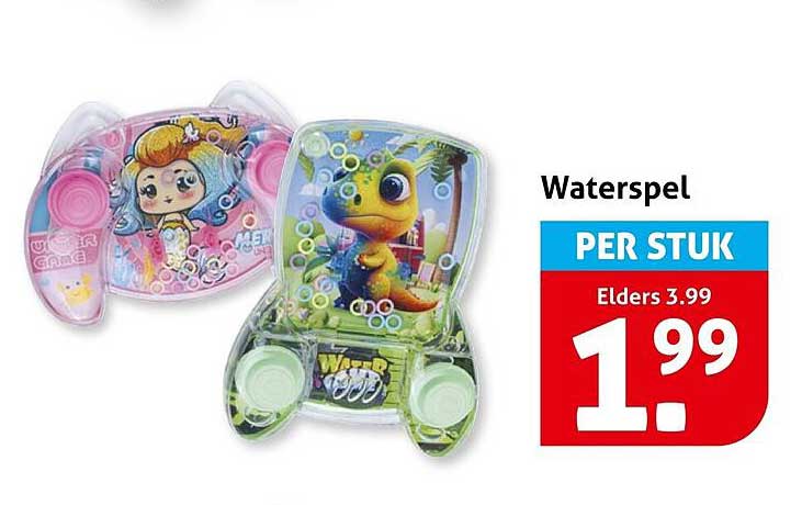 Waterspel PER STUK