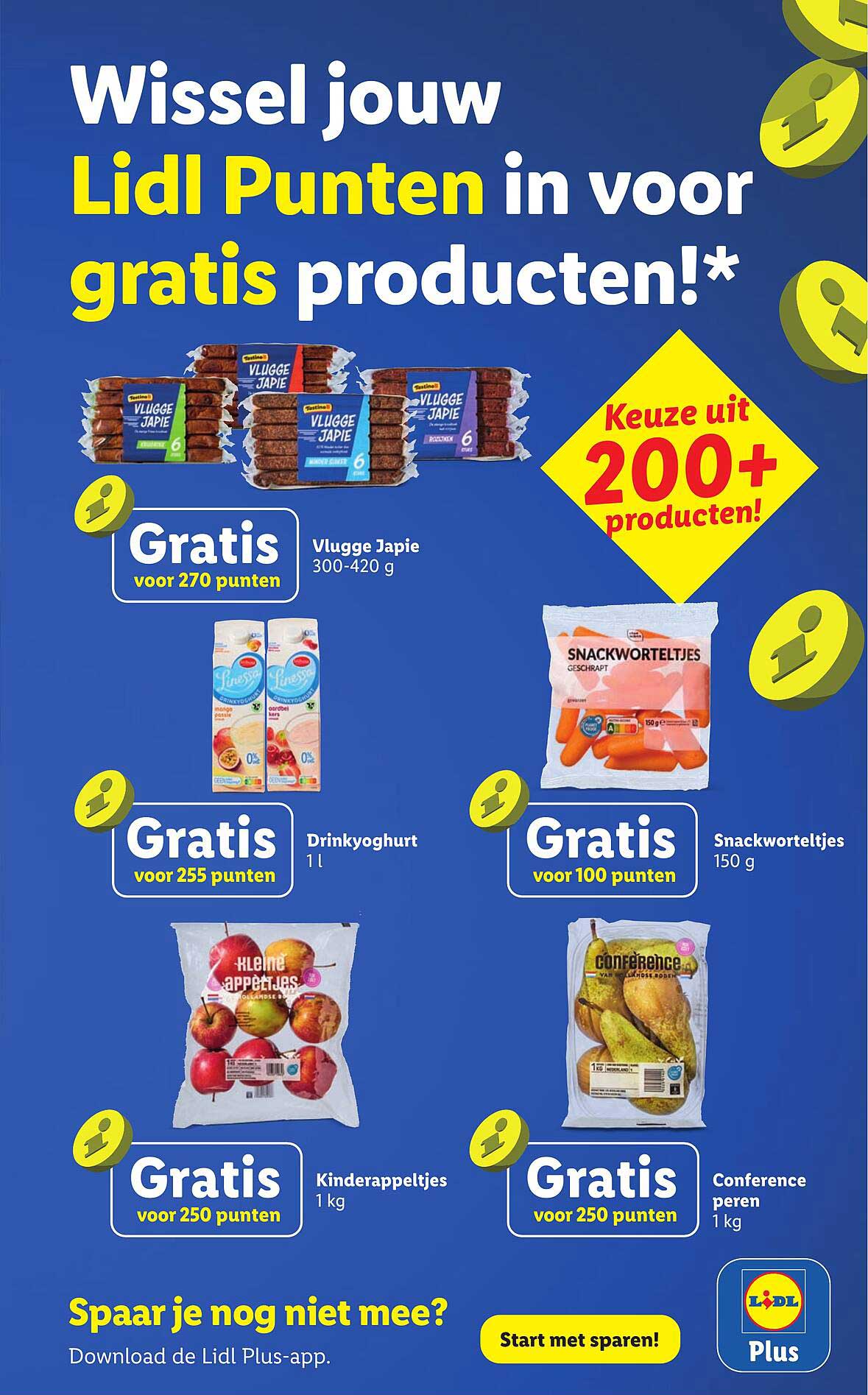 Wissel jouw Lidl Punten in voor gratis producten!