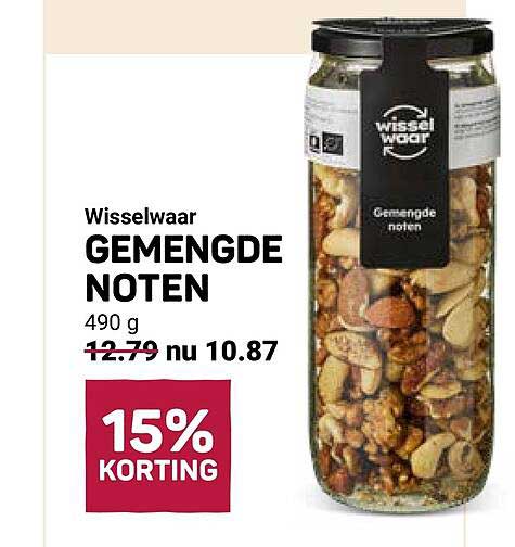 Wisselwaar Gemengde noten 490 g