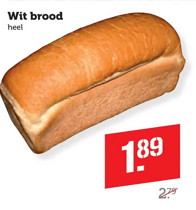 Wit brood heel