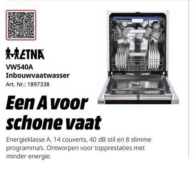 ATNA VW540A Inbouwvaatwasser