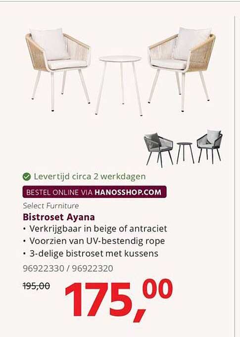 Bistroset Ayana