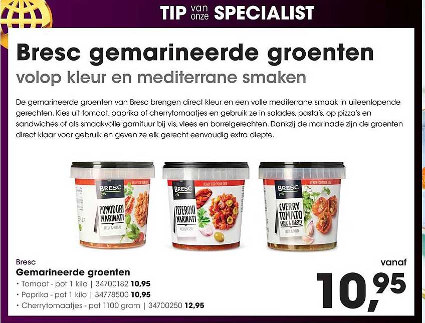 Bresc Gemarineerde groenten