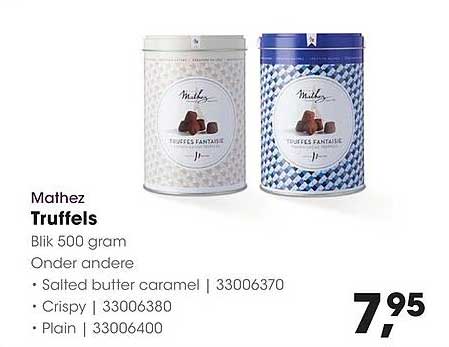 Mathez Truffels Blik 500 gram