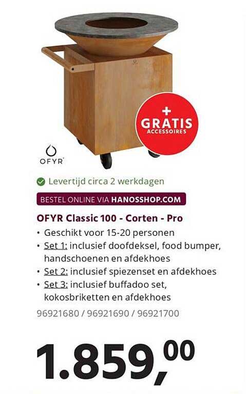 OFYR Classic 100 - Corten - Pro + GRATIS accessoires