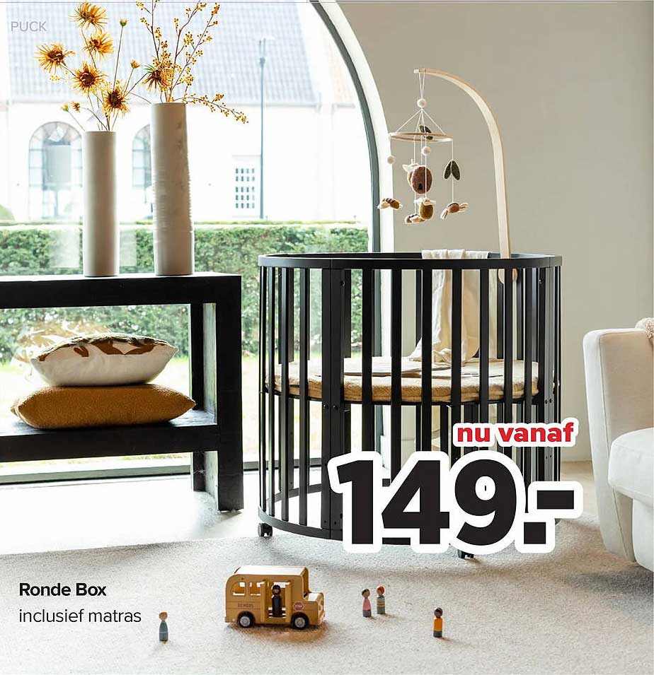 Ronde Box inclusief matras