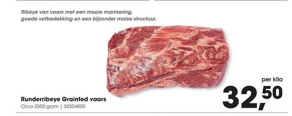 Runderribeye Grainfed vaars