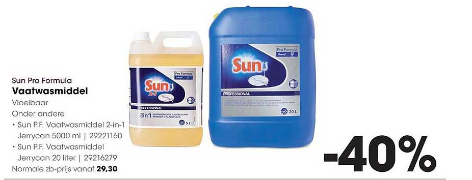 Sun Pro Formula Vaatwasmiddel