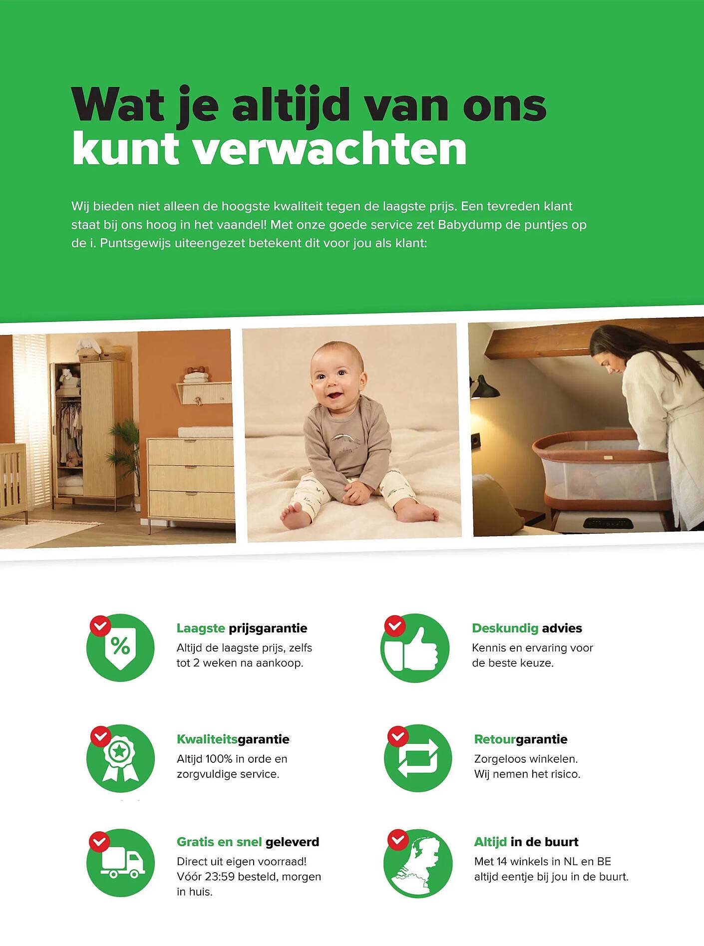 Wat je altijd van ons kunt verwachten