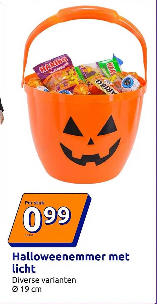 Halloweenemmer met licht