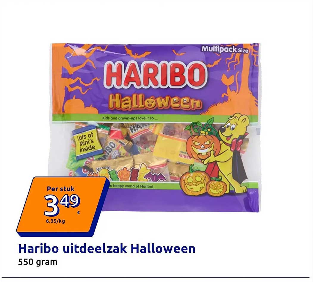 Haribo uitdeelzak Halloween