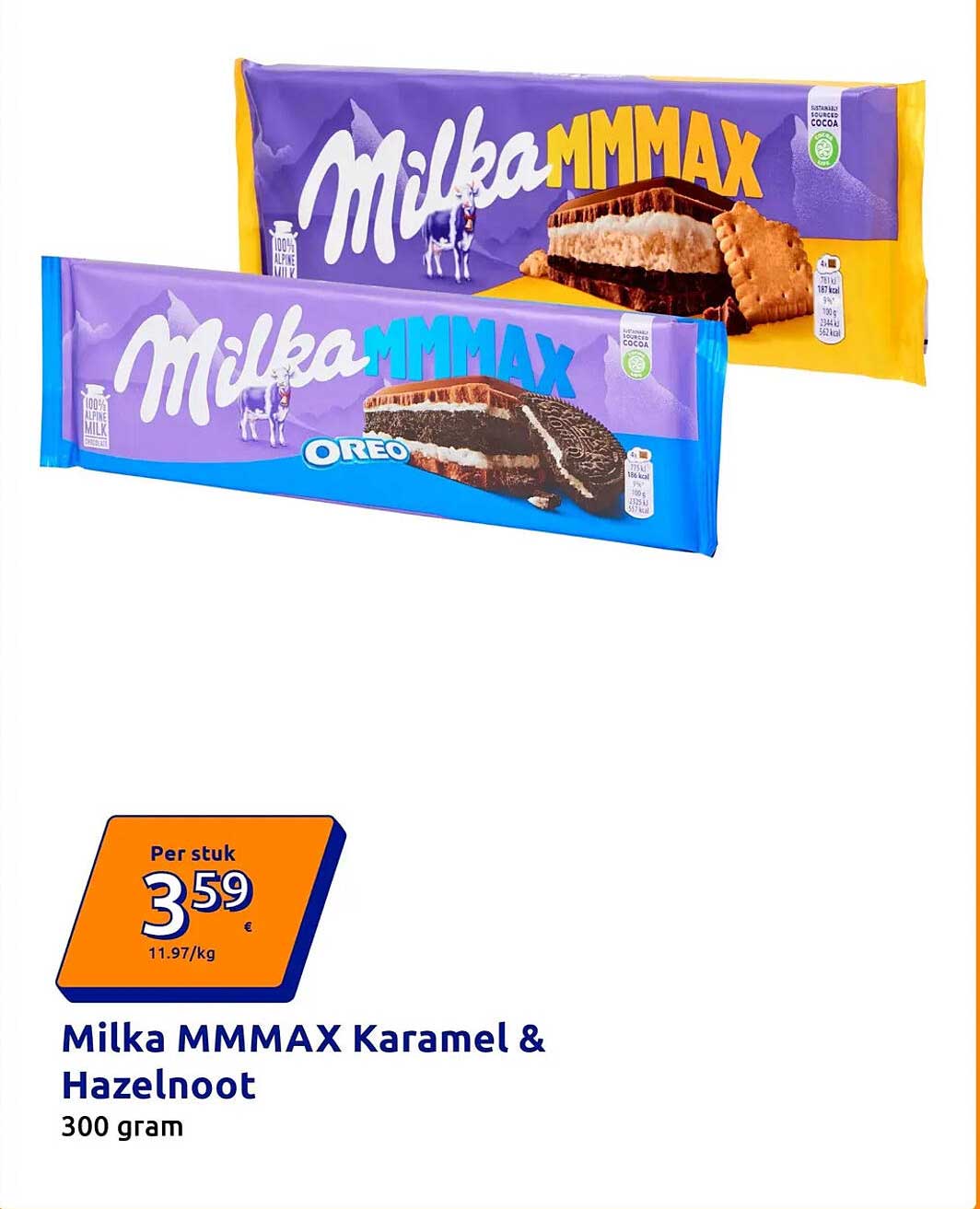 Milka MMMAX Karamel & Hazelnoot