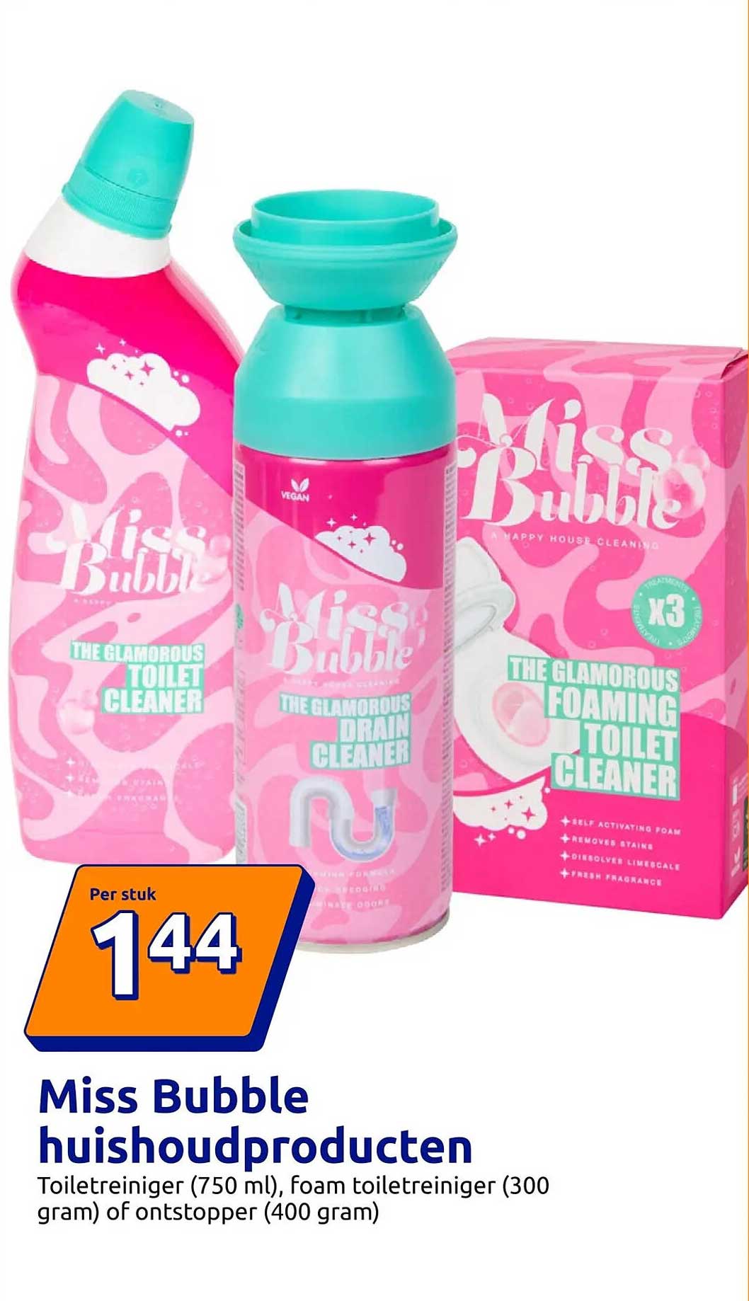 Miss Bubble huishoudproducten