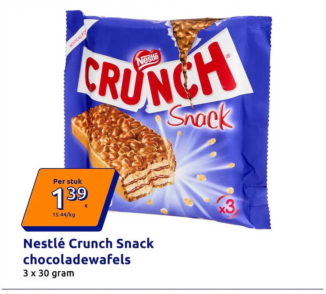 Nestlé Crunch Snack chocoladewafels