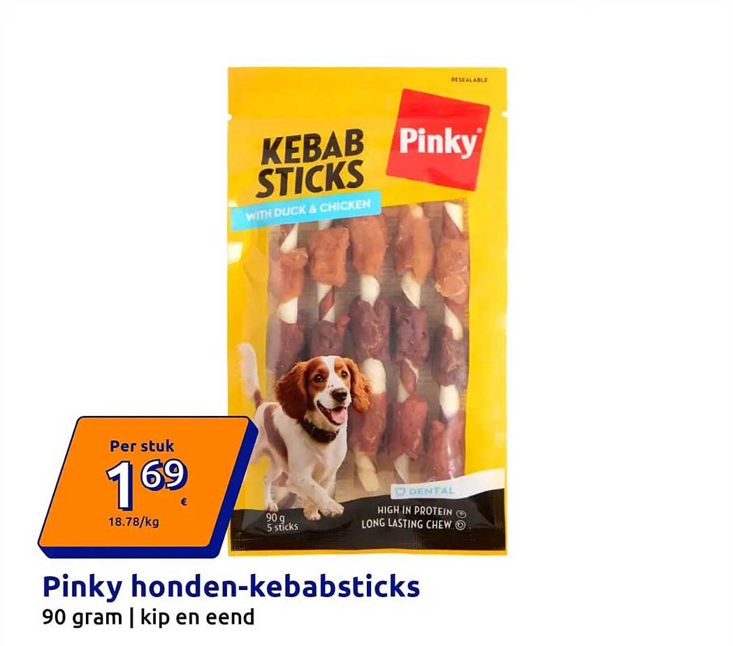 Pinky honden-kebabsticks