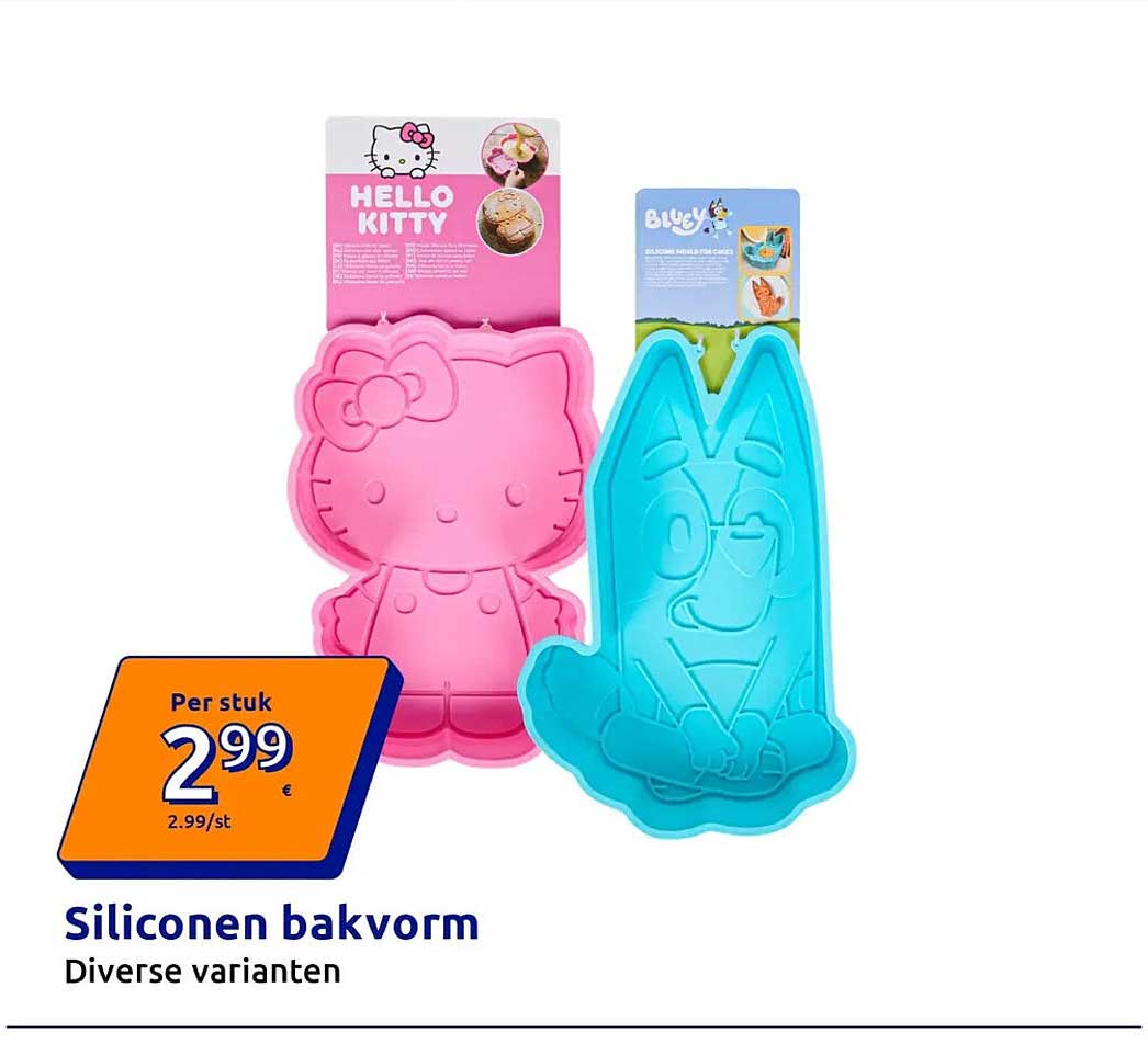 Siliconen bakvorm Diverse varianten