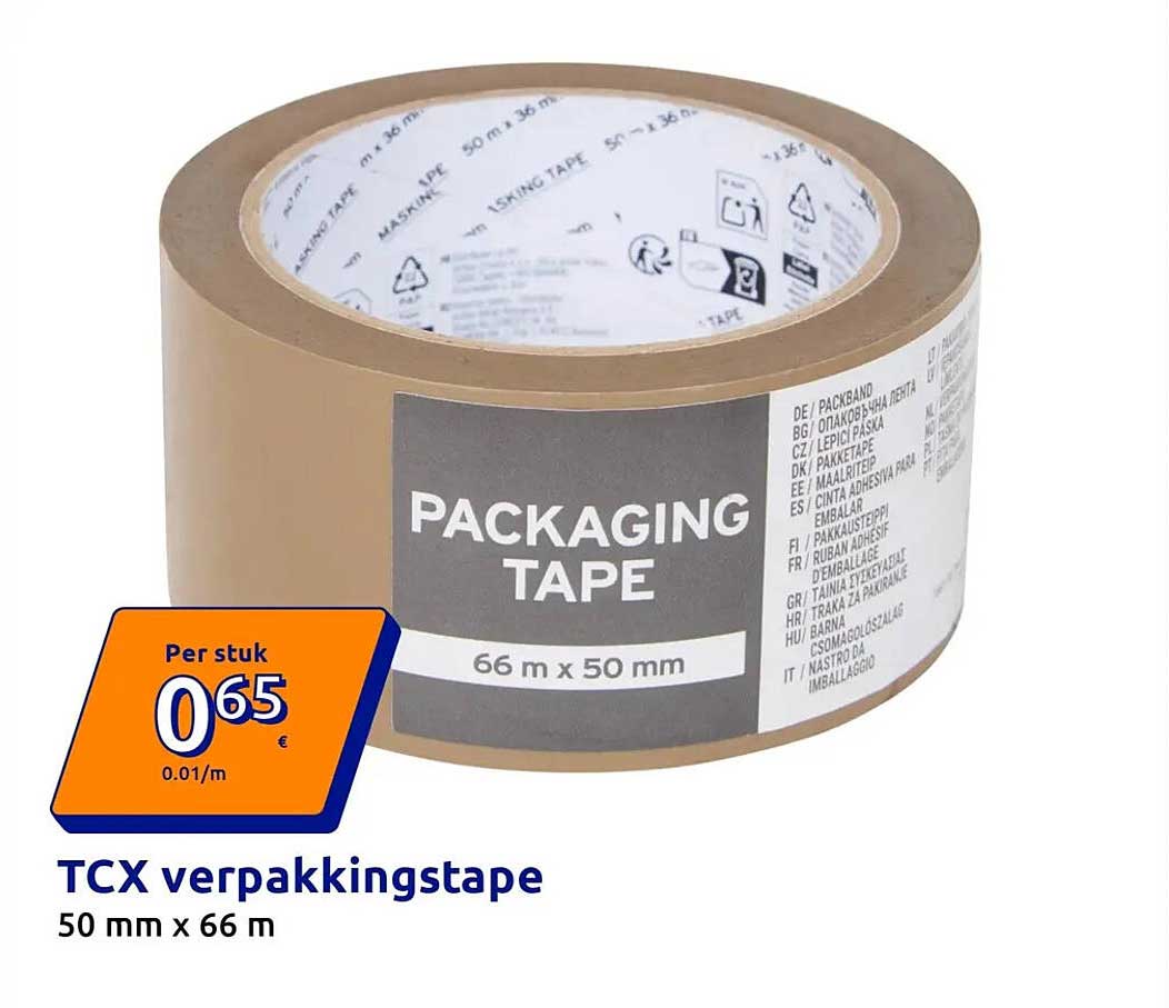 TCX verpakkingstape