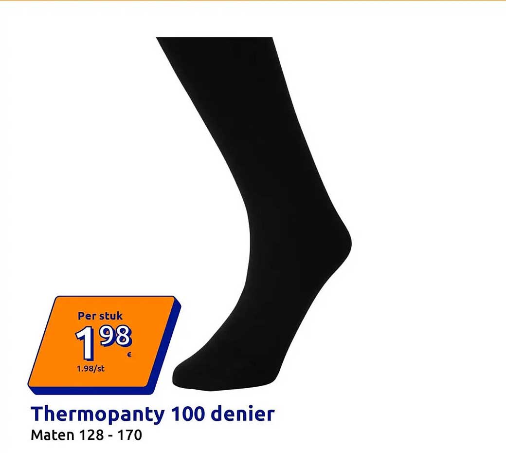 Thermopanty 100 denier Maten 128 - 170