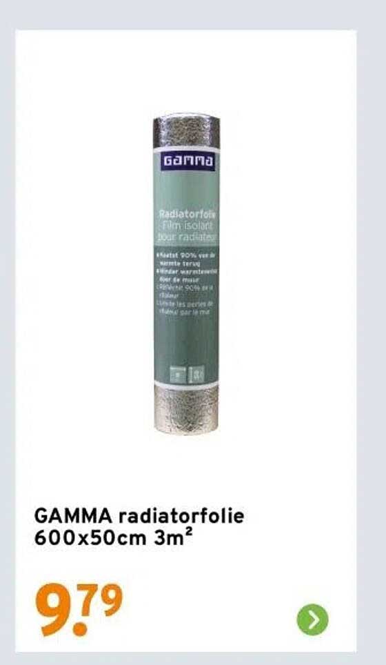 Gamma Radiatorfolie aanbieding bij GAMMA