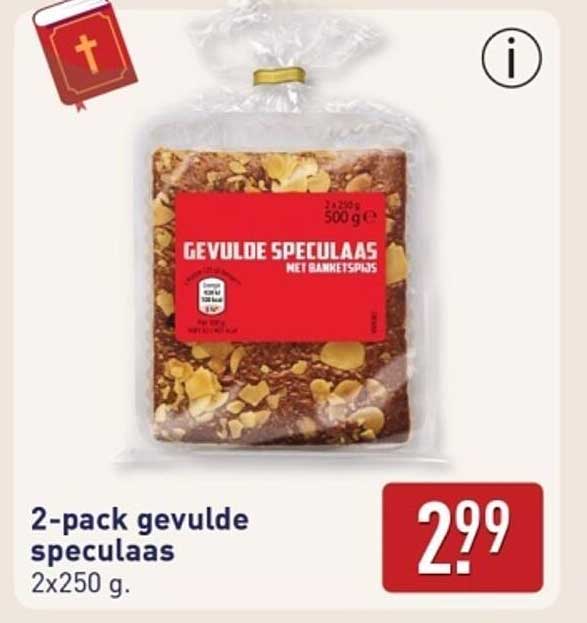 2-pack gevulde speculaas