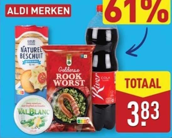 61% Korting op diverse ALDI Merken!