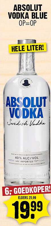 ABSOLUT VODKA BLUE