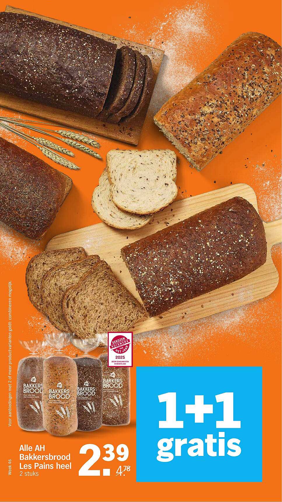 Alle AH Bakkersbrood Les Pains heel