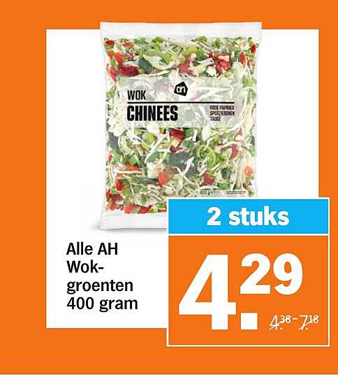 Alle AH Wokgroenten 400 gram